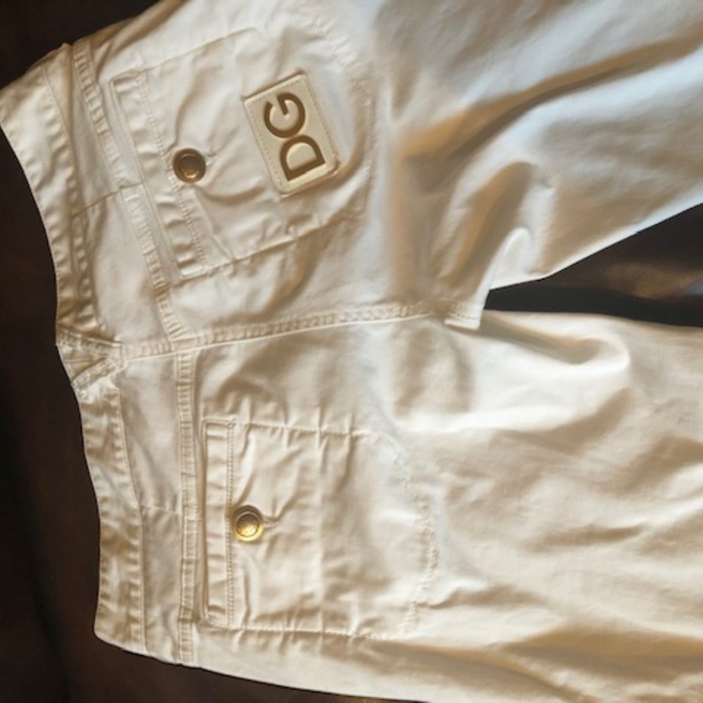 Dolce Gabana white women pants